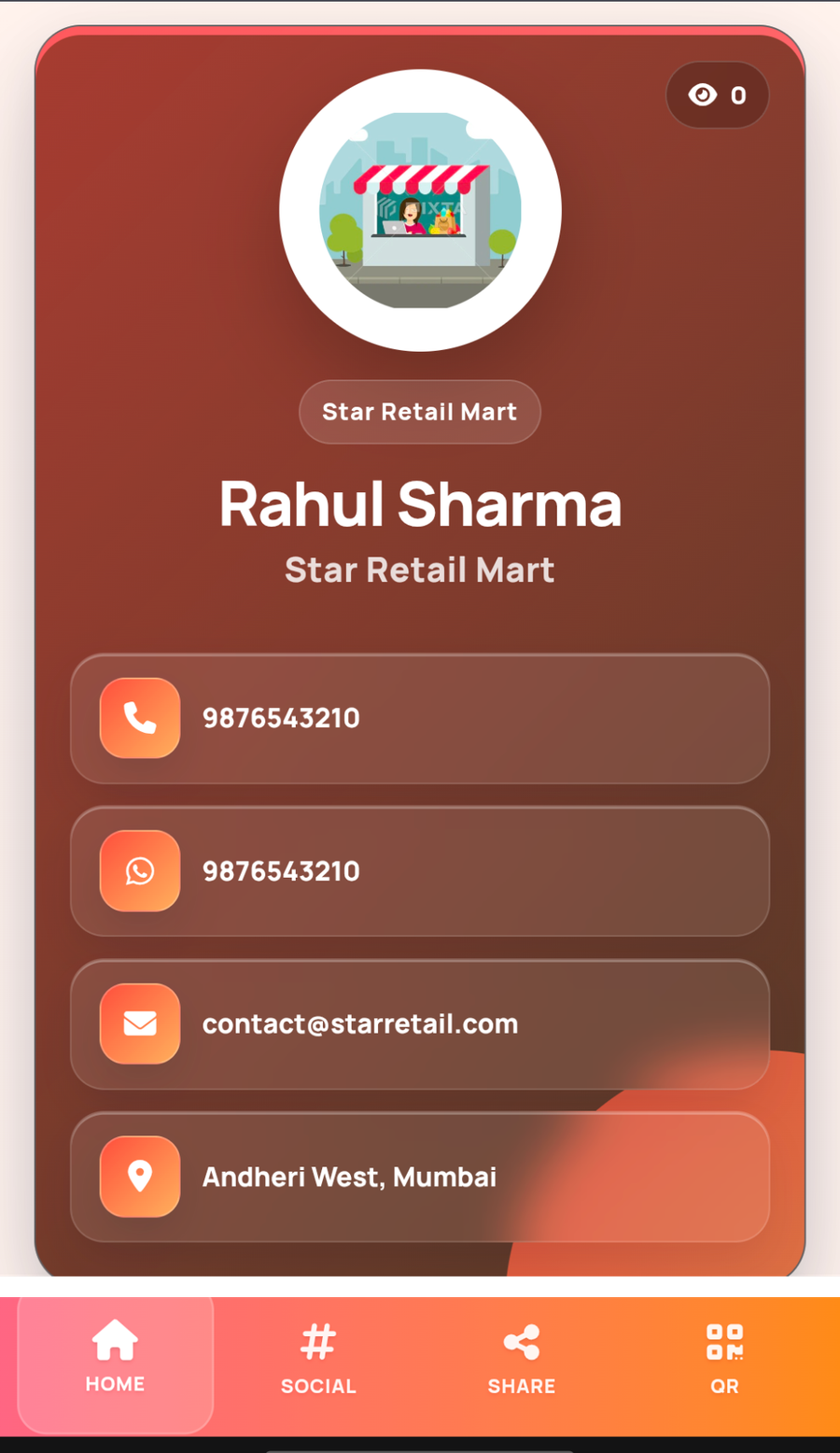 Template 2 visual preview