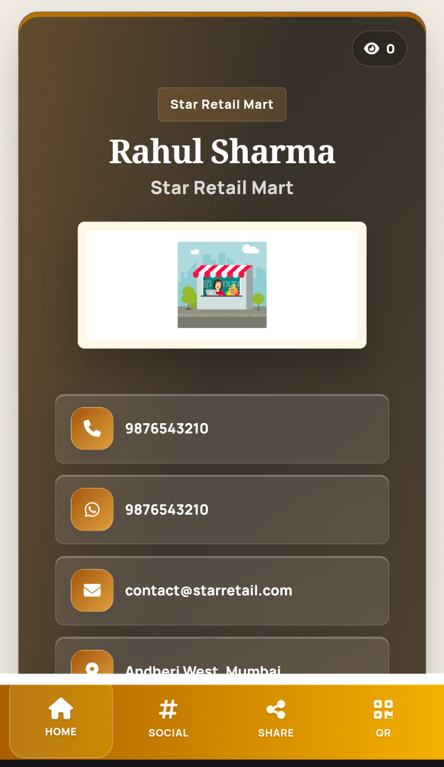 Template 3 visual preview
